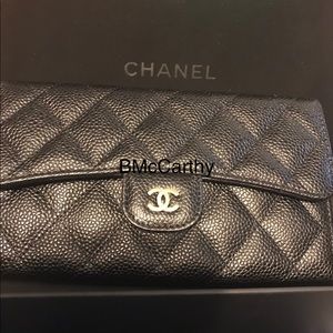 Lux leather goods: Chanel Classic Quilted Wallet